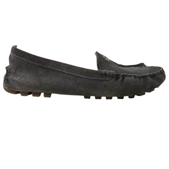 COACH Amber Suede Leather Loafer in Gray Women’s Size 8.5B Narrow - Picture 2 of 14